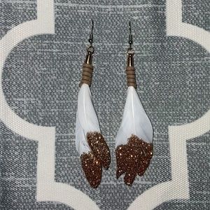 Handmade Feather Earrings